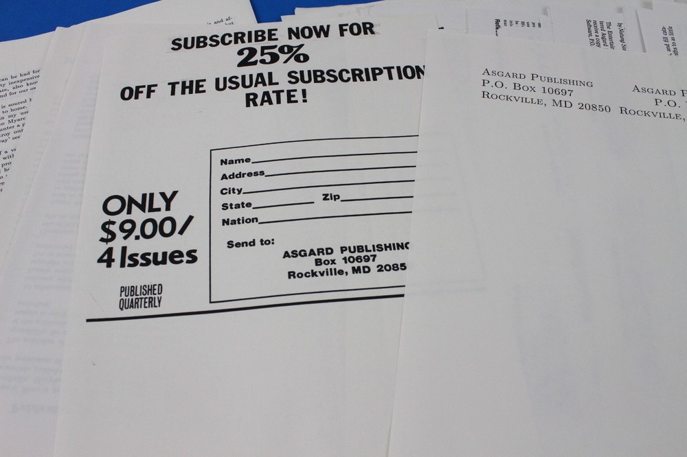 Vintage Computer Asgard News Software Original Program Layouts Magazine