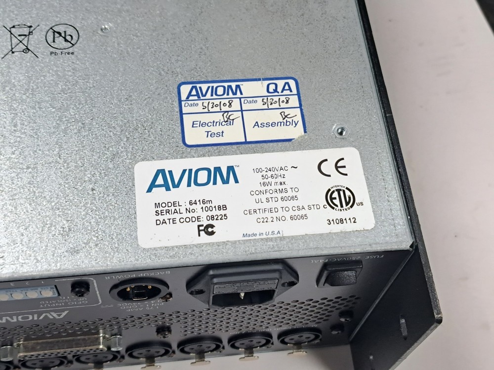 Aviom 6416m 16-Channel Mic Input Module