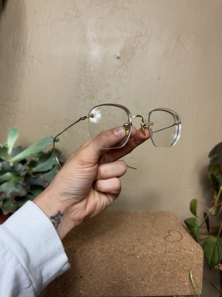 Vintage Wire Bifocals with Case