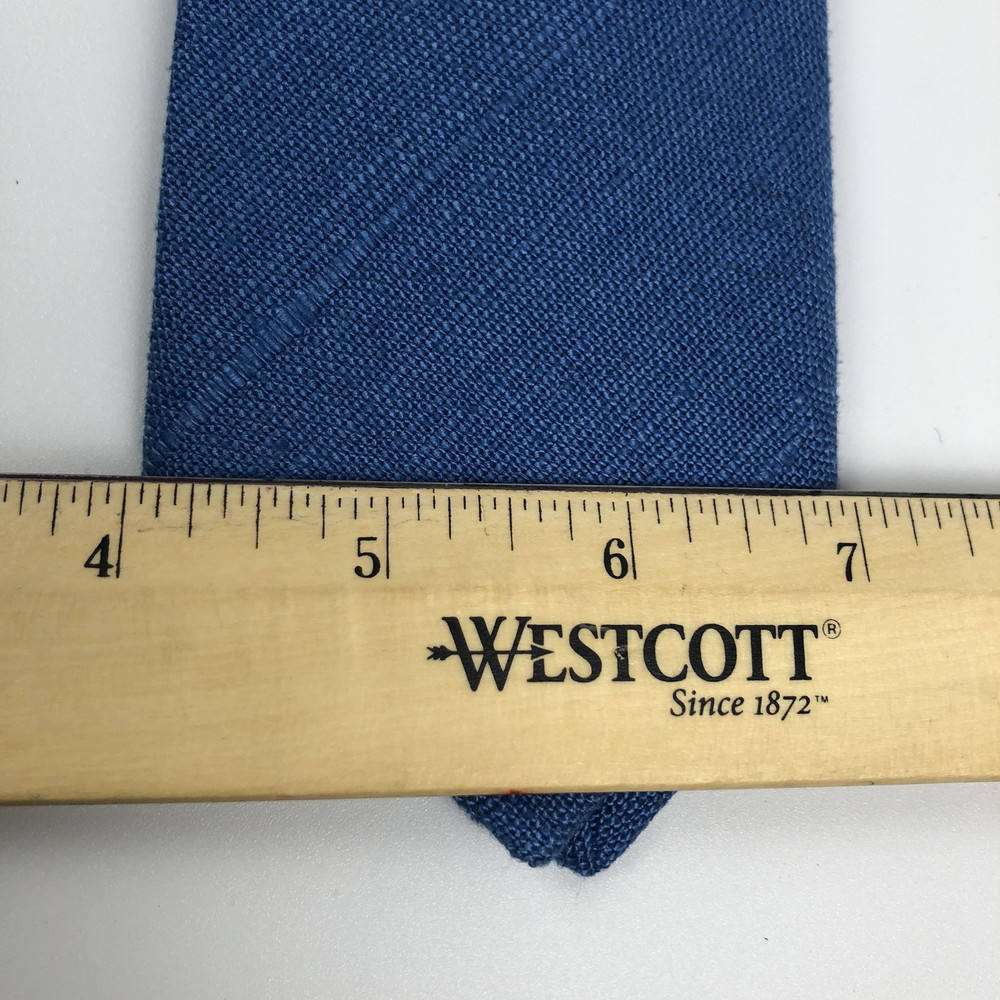 Rooster Tie 56" 3" Solid Blue Linen