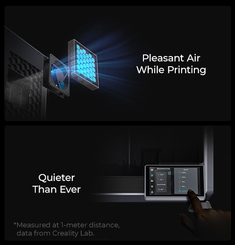 Creality K1C 3D Printer 600mm/s Max Printing Speed Auto Leveling