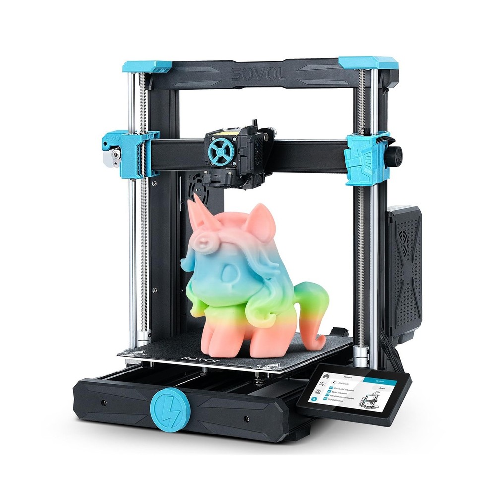 Sovol SV06 ACE 3D Printer Open Source, 600mm/s Max High Speed 3D Printers, Fu...