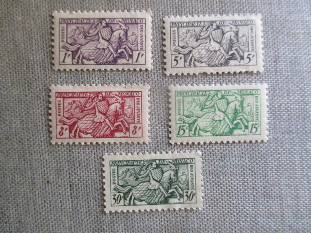 Monaco,Scott# 283-287,MH