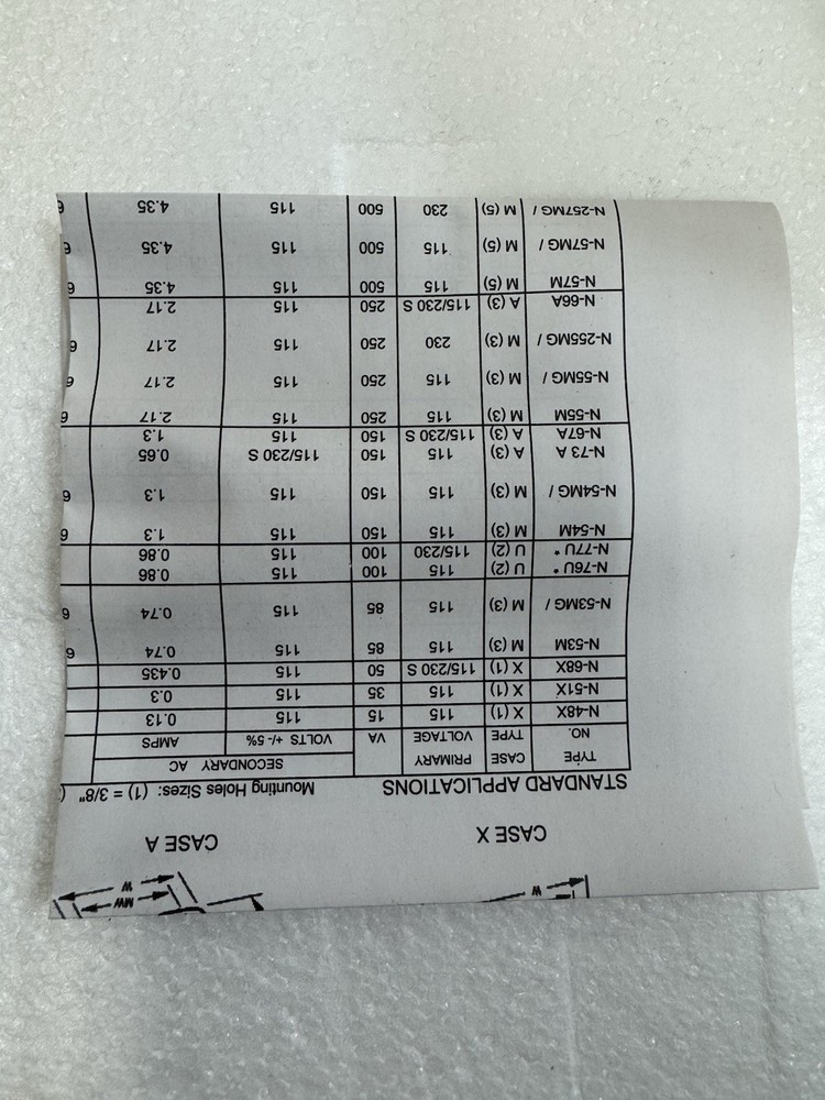 Triad Magnetics N68X Isolation Transformer