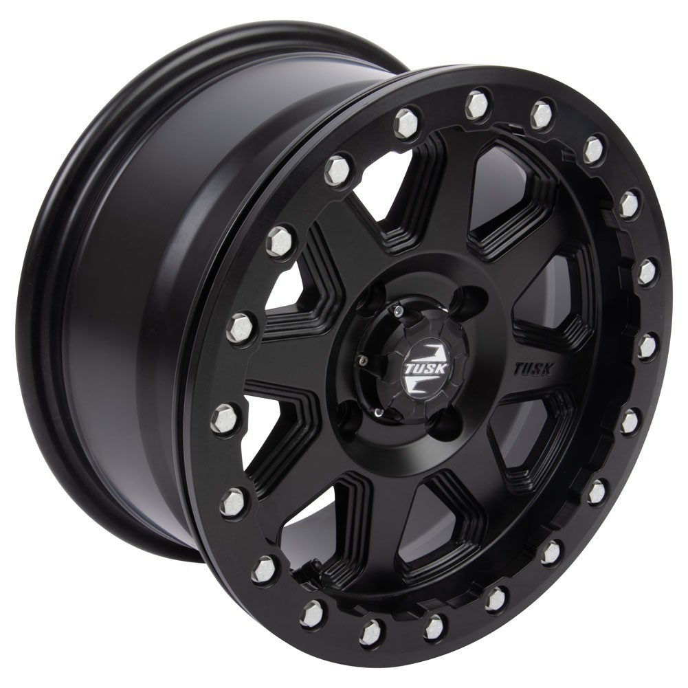 TUSK 4/137 Uinta Beadlock Wheel 15x7 5.0+2.0 Matte Black fits Honda / Can- Am