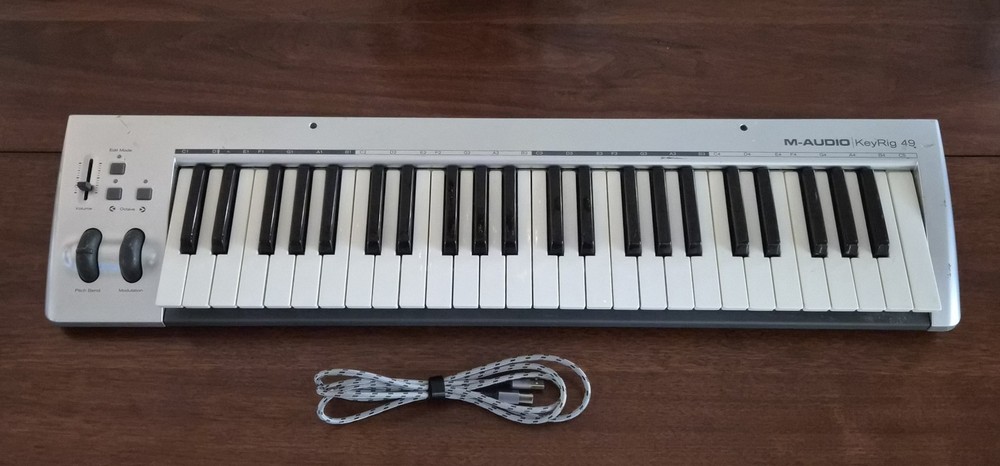 M-Audio KeyRig 49 Midi Keyboard 49-Key USB MIDI Controller