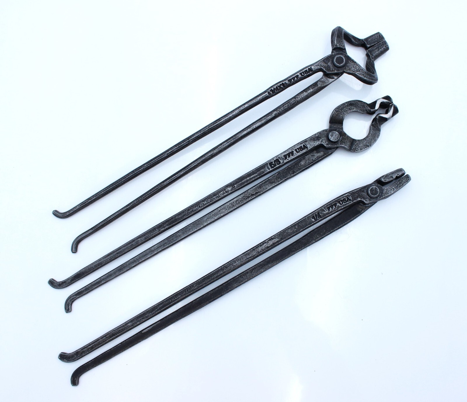 Fiery Furnace Blacksmith - 3Piece Best Sellers Tong Set - MADE IN AMERICA
