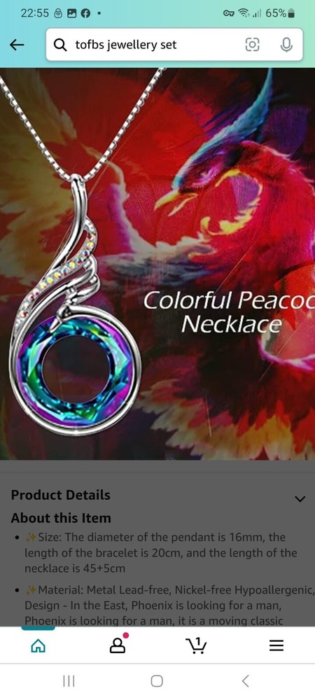 Tofbs Jewelry Set