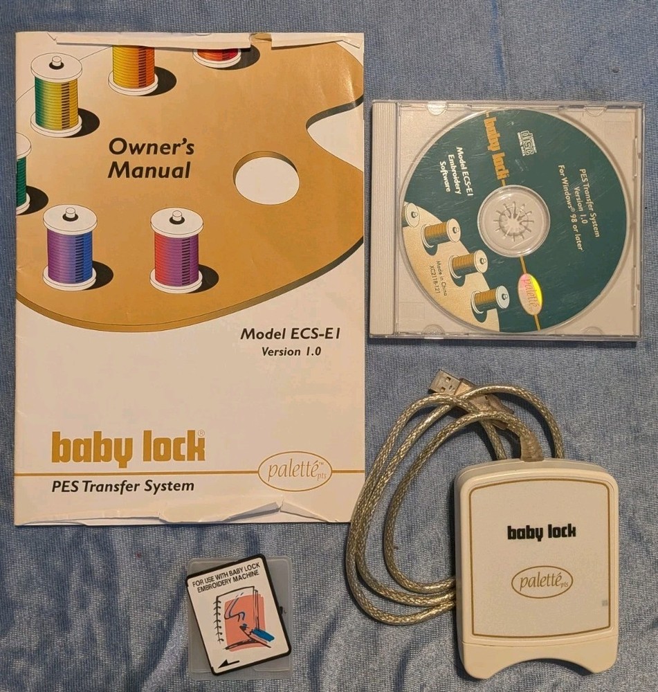 Baby Lock Model ECS-E1 PES Transfer System Version 1.0