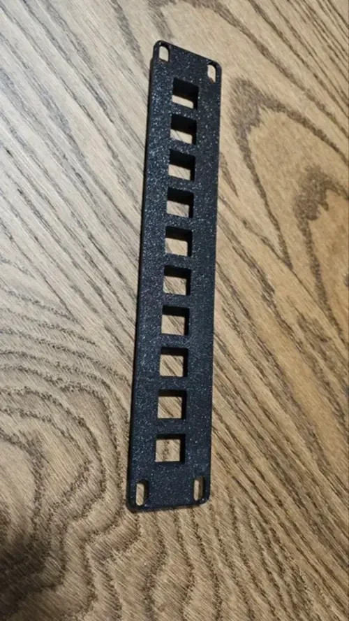 10-Inch Keystone Patch Panel - 10 Port - 1U