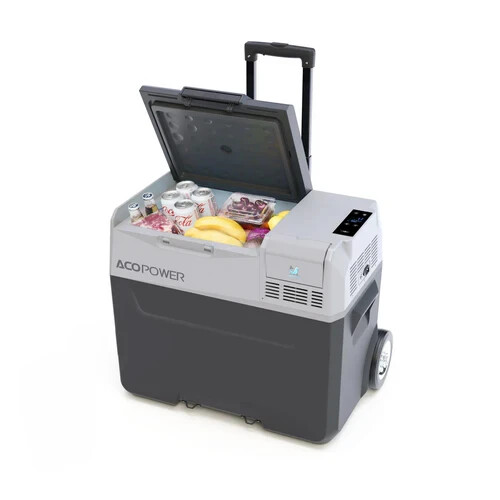 ACOPower 42QT Pro Portable Solar Powered Car Fridge Freezer, RV APP Control
