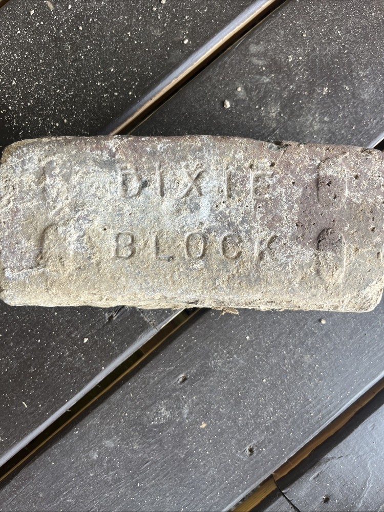 “Dixie Block” Antique Architectural Brick Double Stamped