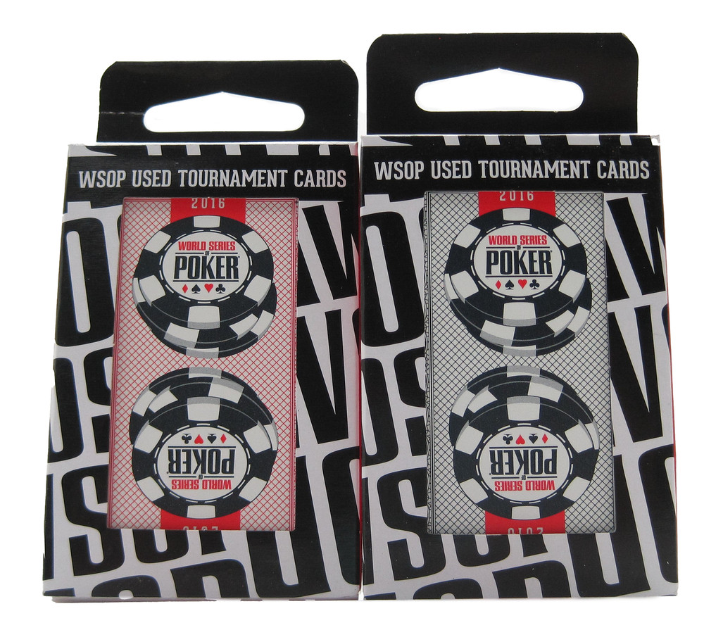 Copag WSOP 2016 Plastic Playing Cards Black/Red Double Deck Set Regular Index