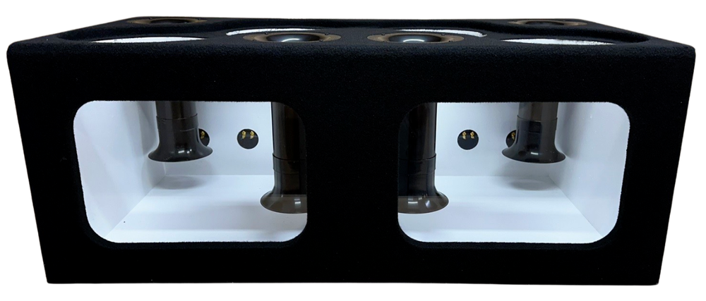 Custom Ported Sub Box Enclosure for 4 10" Subs ~ ACRYLIC PLEXIGLASS ~ BIRCH