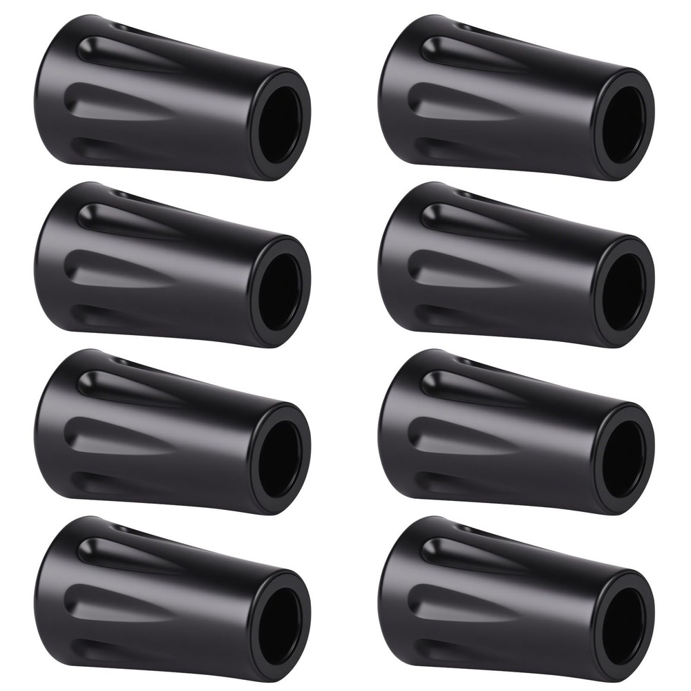 8Pcs Walking Stick Tips, Trekking Pole Tip, Walking Cane Tips Replacement Rub...