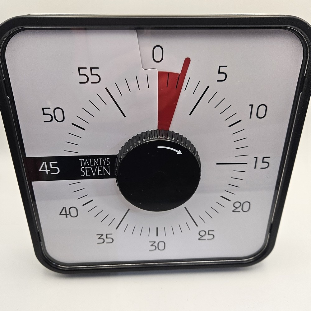 Countdown Timer 60 min 1hour Visual Timer Classroom Teaching Tool Twenty5 Seven