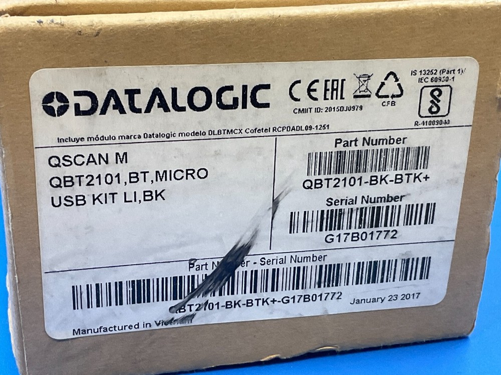 Datalogic QuickScan QBT2101 Bluetooth Barcode Scanner QBT2101-BK-BTK+ ✅❤️️✅❤️️