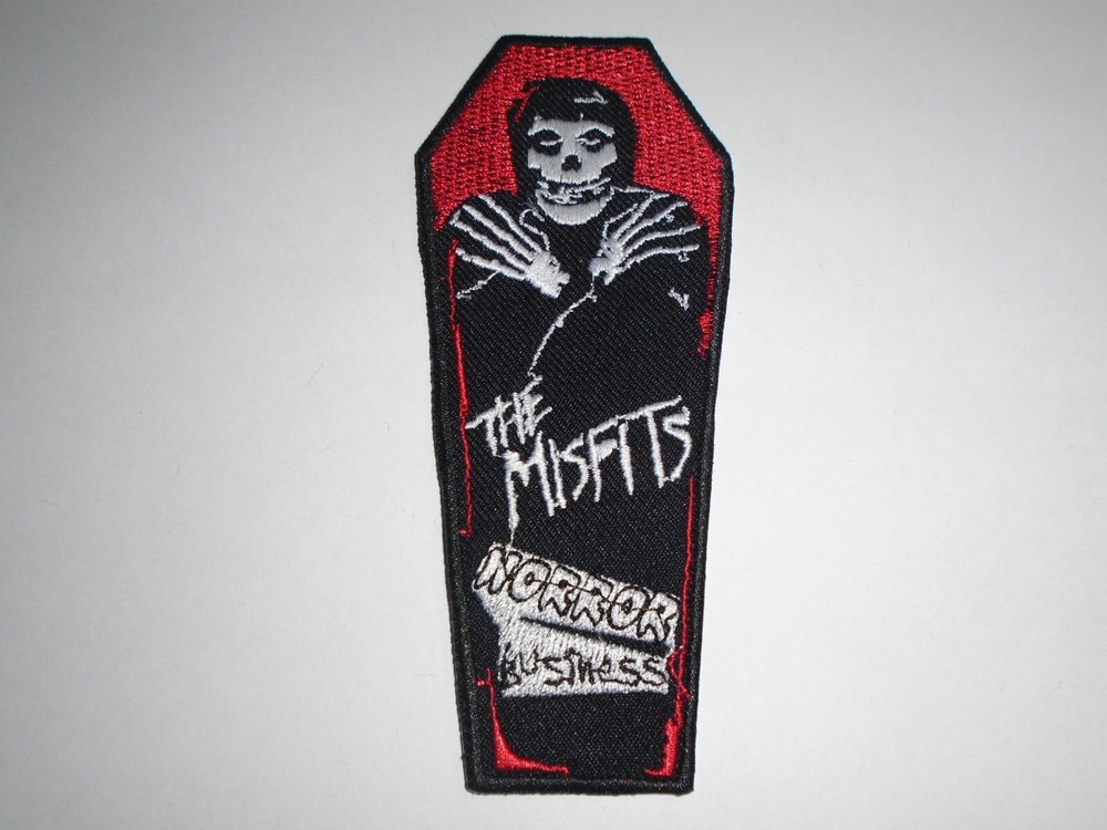 MISFITS HORROR BUSINESS IRON ON EMBROIDERED PATCH