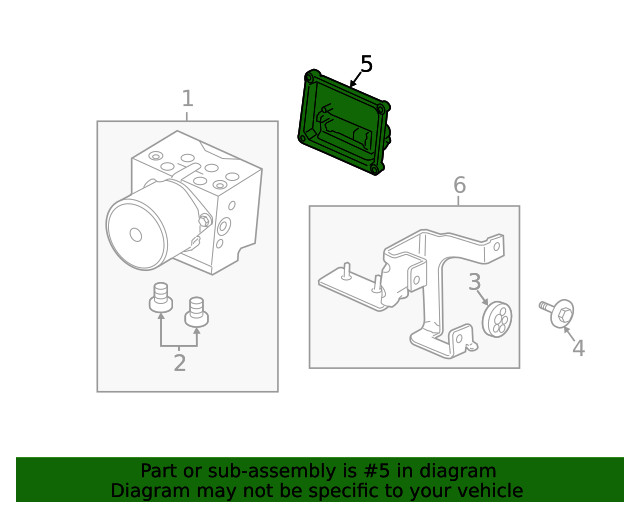 Genuine GM Trailer Brake Control Module Assembly 20964299