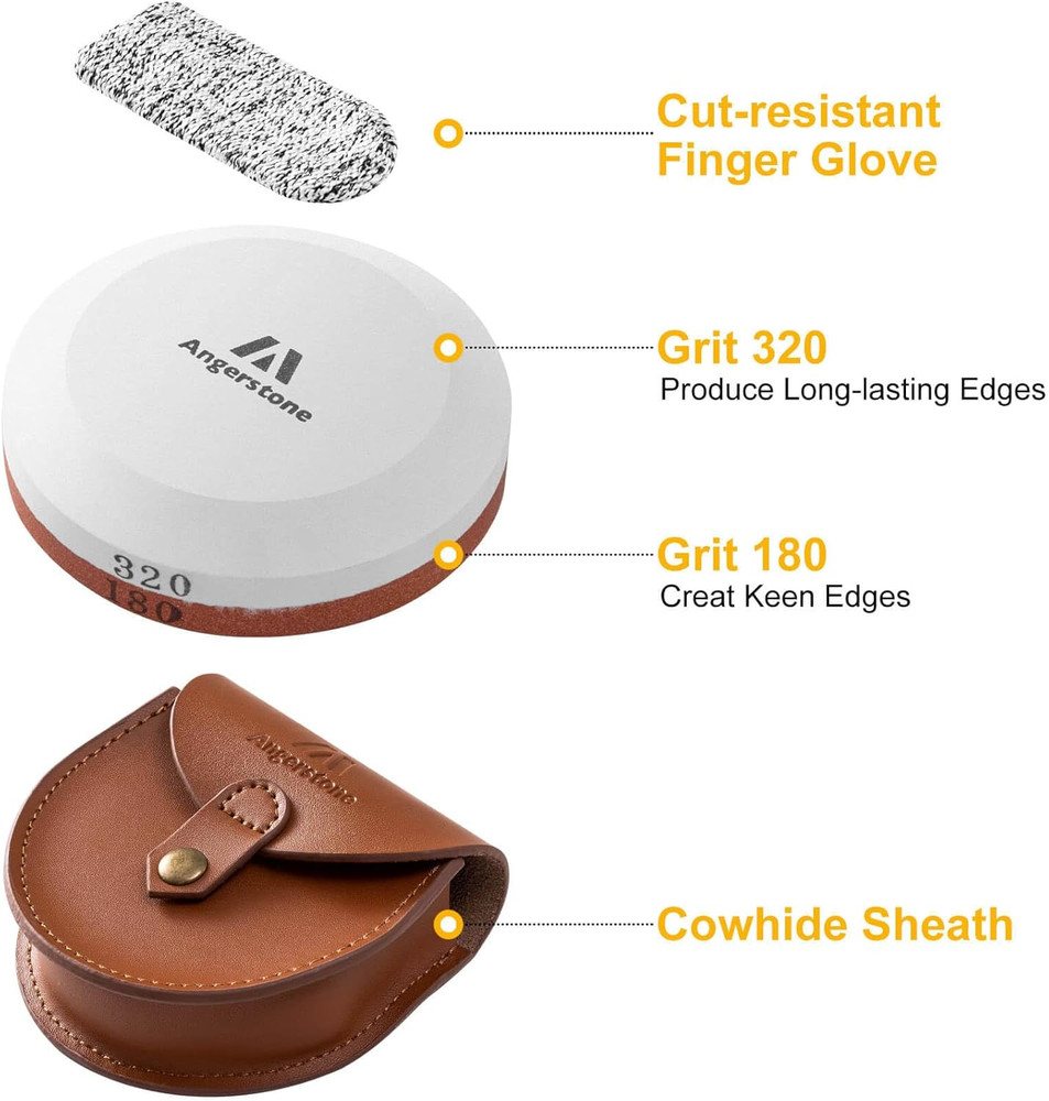 Axe Sharpener - Multipurpose Axe/Hatchet Sharpening Stone - Whetstone Blade & To