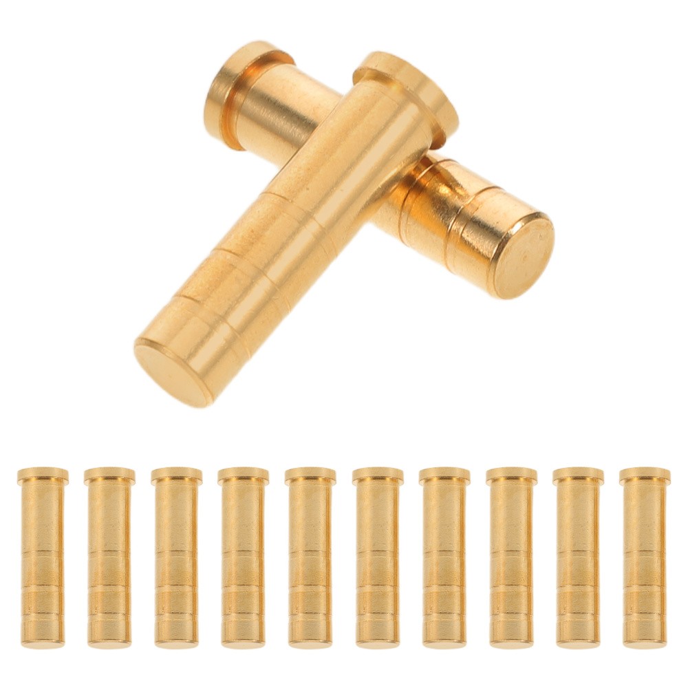 12 Pcs Arrow Connection Seat Points Insert Inserts Archery Brass Connector