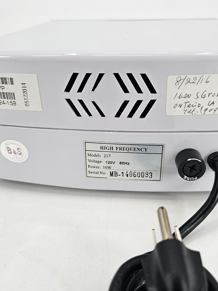 USED B&S Enterprise Hi Frequency Model D-217P.
