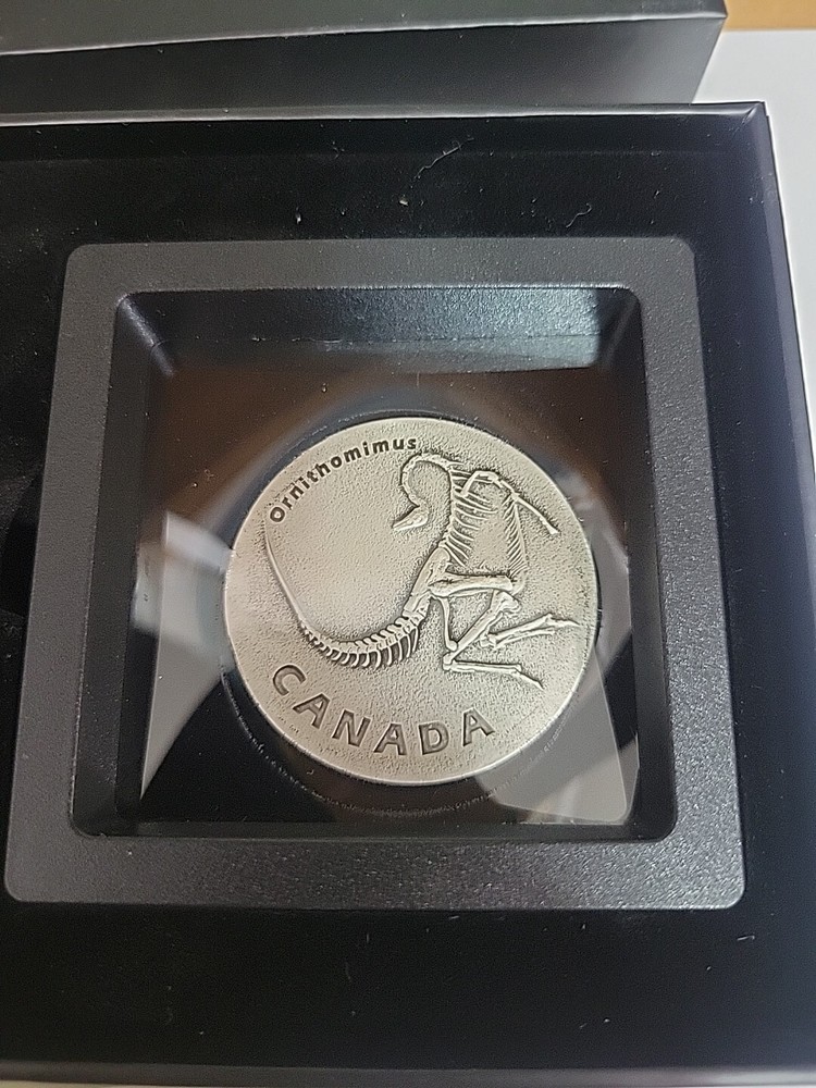 2017 Ancient Canada Ornithomimus Silver coin