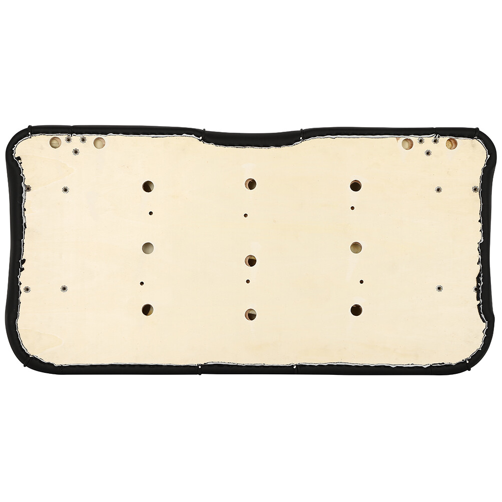 Fits E-Z-GO TXT LUXURIOUS Black Golf Cart Front Cushion Set