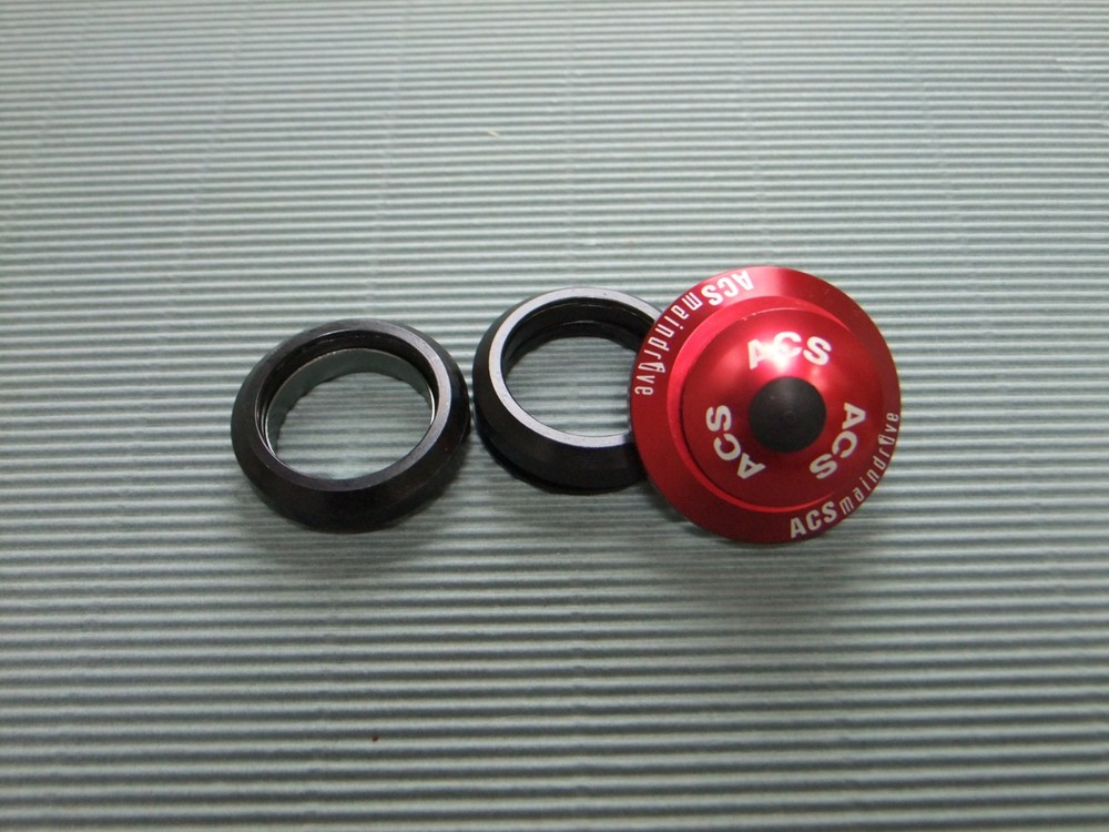 ACS MainDrive Threadless Integrated Headset - 1-1/8", Red