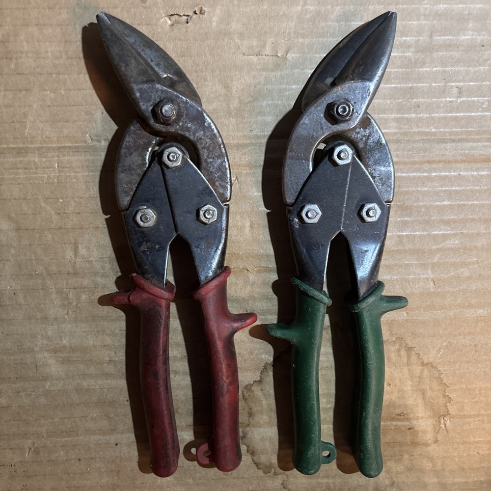 Midwest Snips 2-Piece Offset Aviation Snip Set - Left And Right