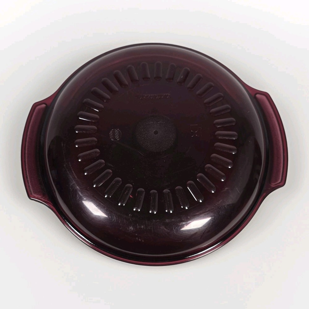 Tupperware Microwave Stack Cooker Steamer Cranberry Red 5 Piece Set