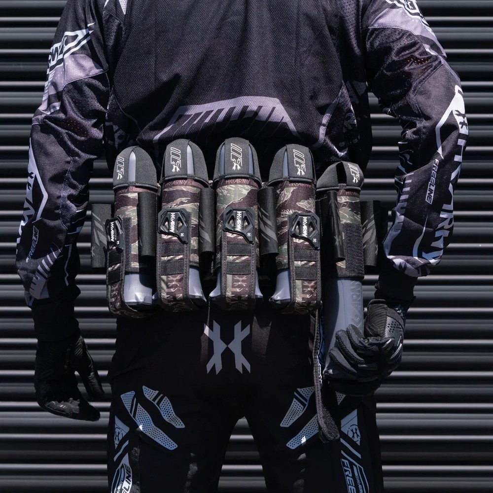 HK Army Eject Tigerstripe 5+4+4 Paintball Pod Harness Pack