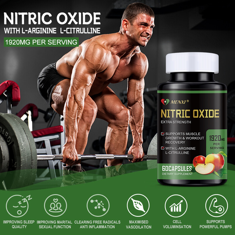 Nitric Oxide & Circulation Booster | L-Arginine, L-Citrulline | Extra Strength