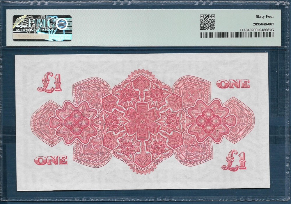 Tonga 1 Pound, 1966, P 11e, PMG 64 UNC