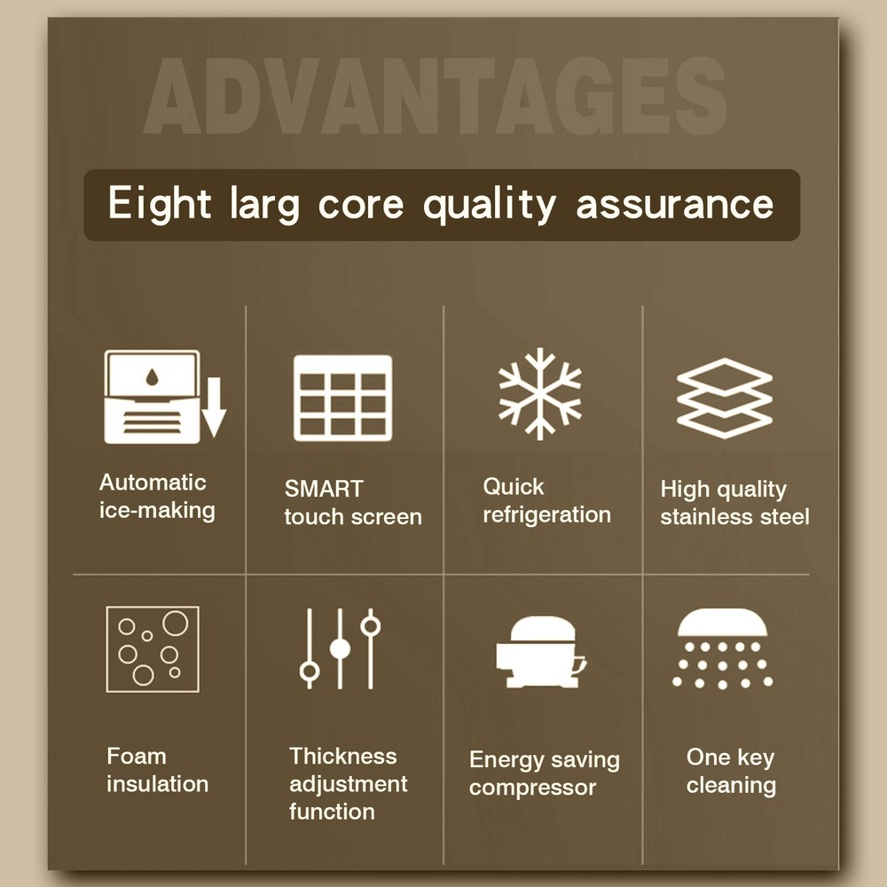 Commercial Cube Ice Machine Ice Maker Ice Cube Machine- 550 LBS/Day