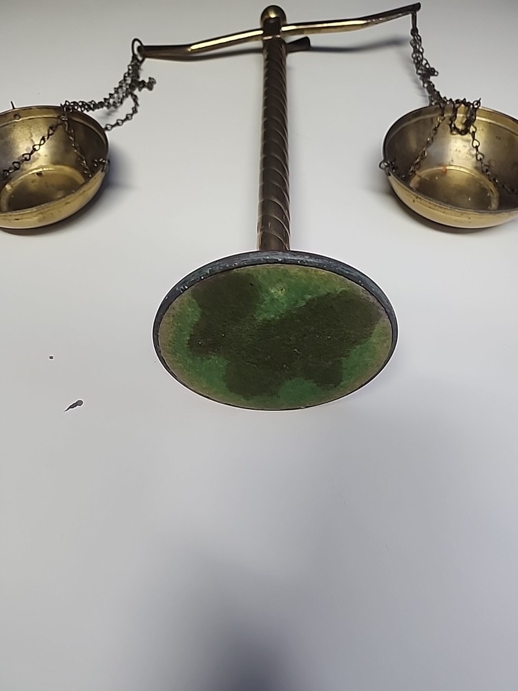 Vintage Brass Balance Scale