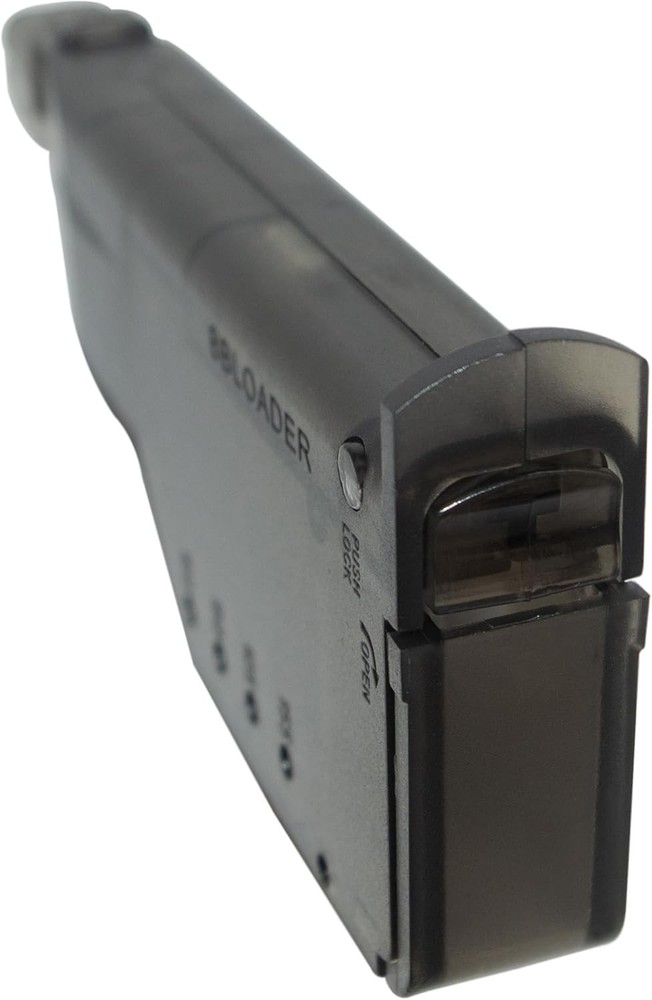 6mm Airsoft Speed Loader with Adapter - Holds 155 Rounds for Fast Loading