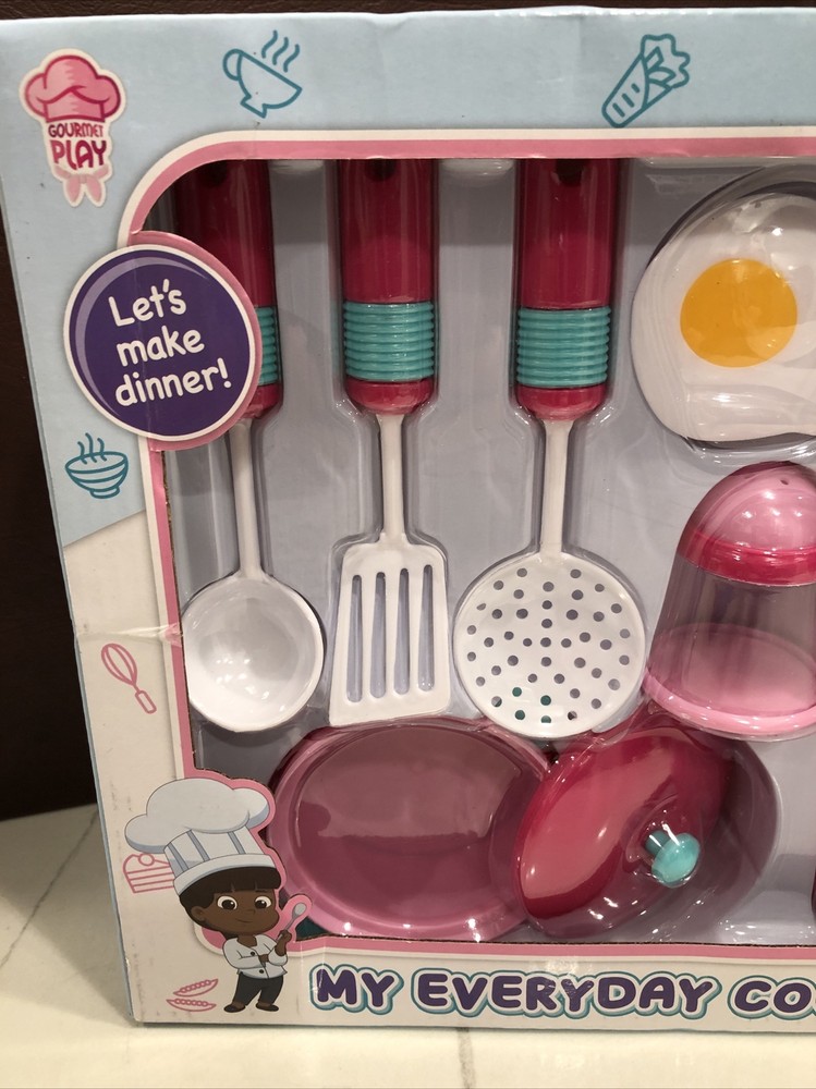 Let’s Make Dinner Playset Set New 10 Piece Set