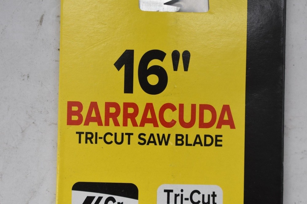 Jameson Tri-Cut 16" Barracuda Replacement Saw Blade Curved Pull Stroke Chrome
