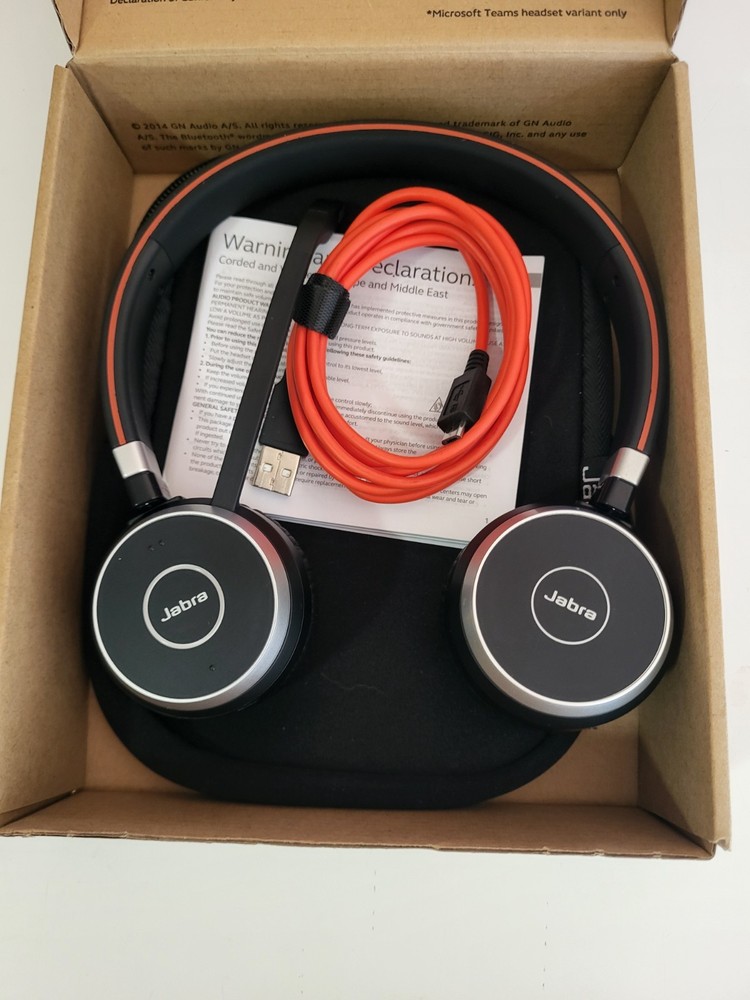 Jabra Evolve 65 Professional Wireless Headset W/ Dual Bluetooth Connectivity