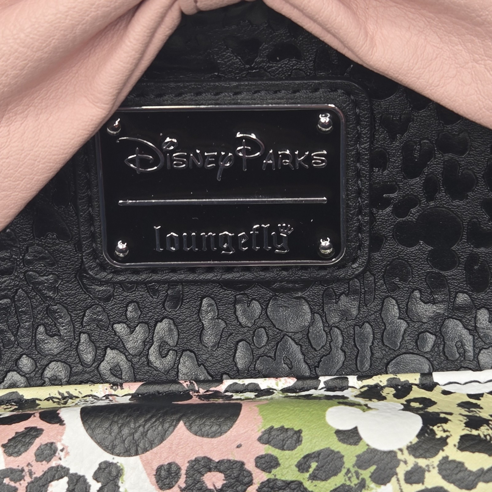 Disney Parks Loungefly Animal Kingdom Camouflage Minnie Mini Backpack w/ ears