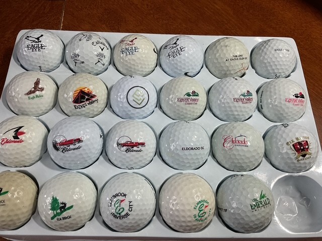 MICHIGAN E: GOLF COURSE LOGO BALLS
