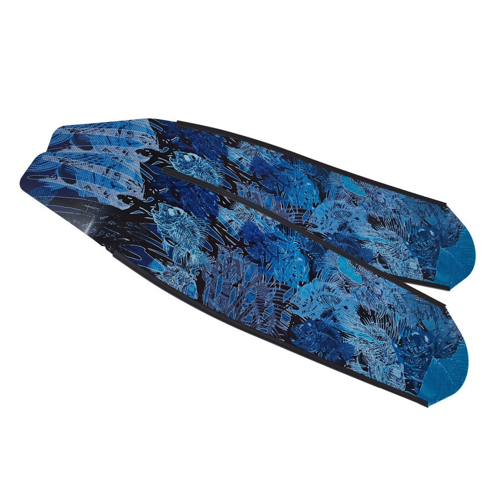 DiveR Bonefish Blue Composite Long Fin Blades
