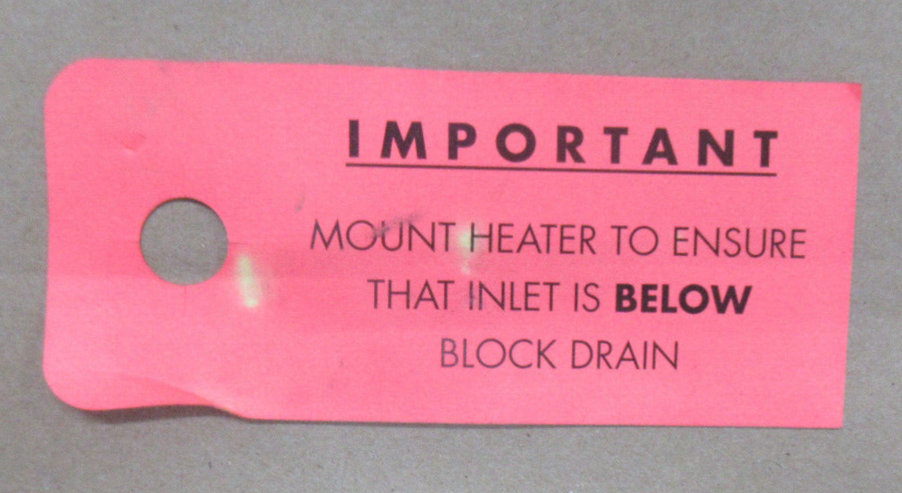 PHILIPS & TEMRO 2204010 CIRCULATION HEATER