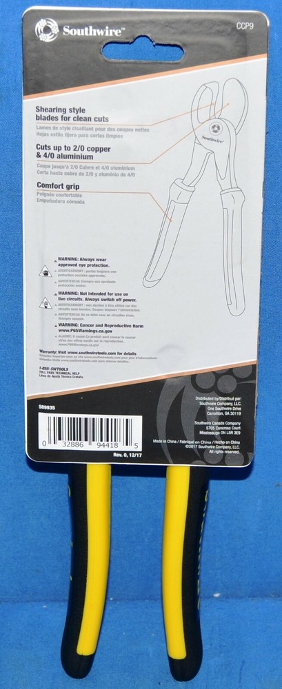 Southwire 9" Cable Cutter CCP9