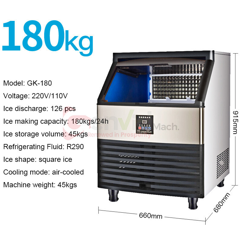 110V/220V Commercial Ice Cube Making Machine Automatic Block Ice Maker