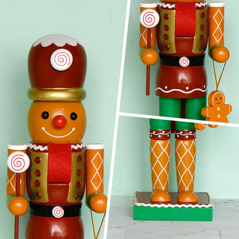 Christmas Nutcracker Decoration Ginger Breadman 14 inches
