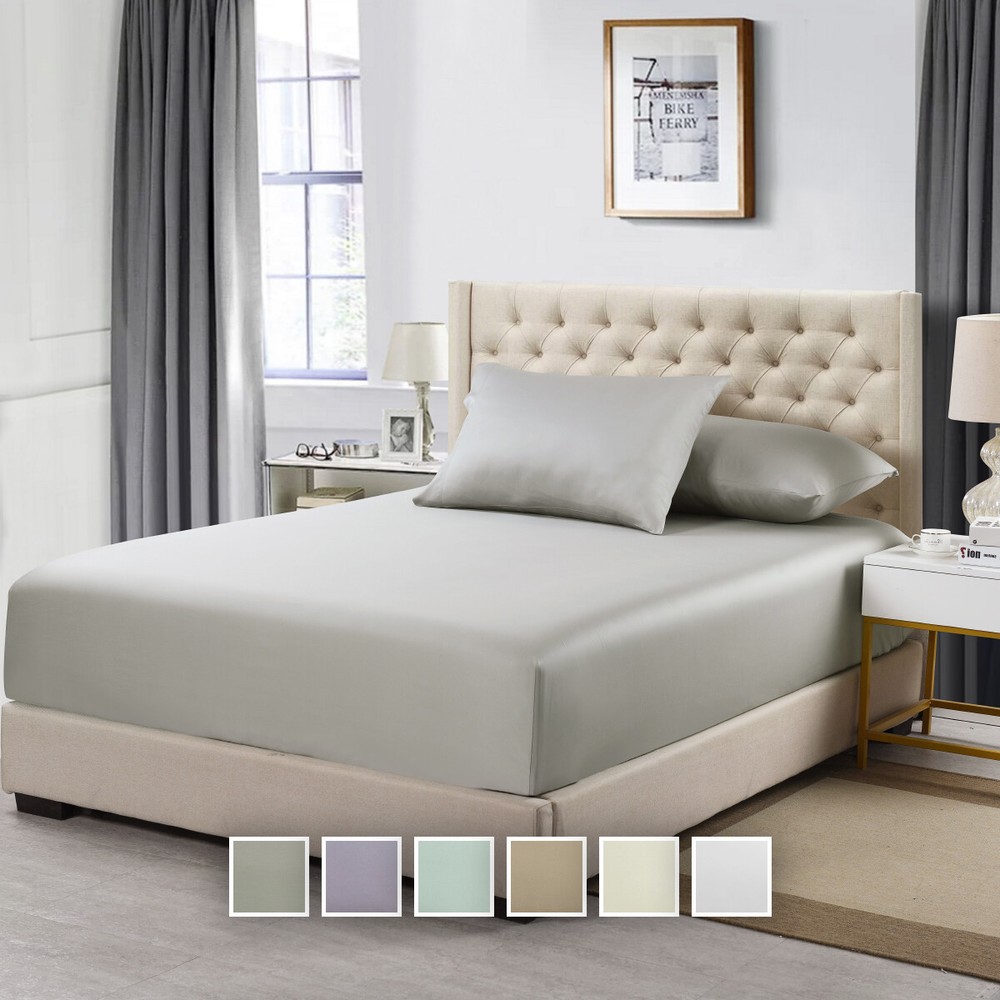 Eucalyptus 600 Flex King ( Top Split King) Separate Fitted Sheet