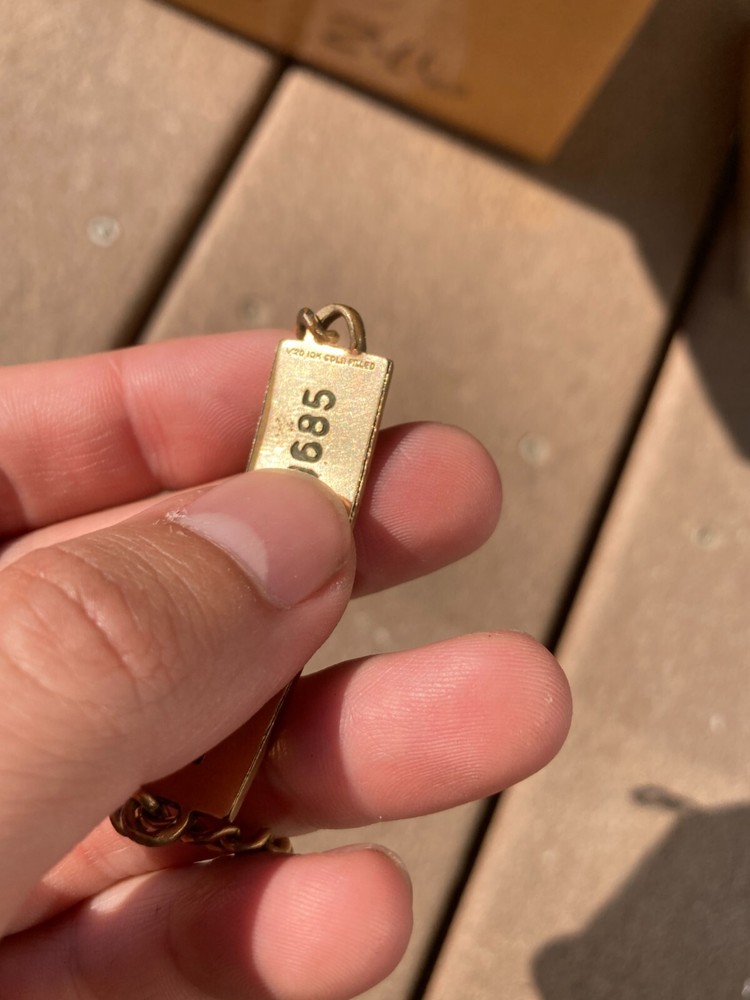 WW2 USAAF US Army Air Force ID Identification Bracelet Lt. Colonel