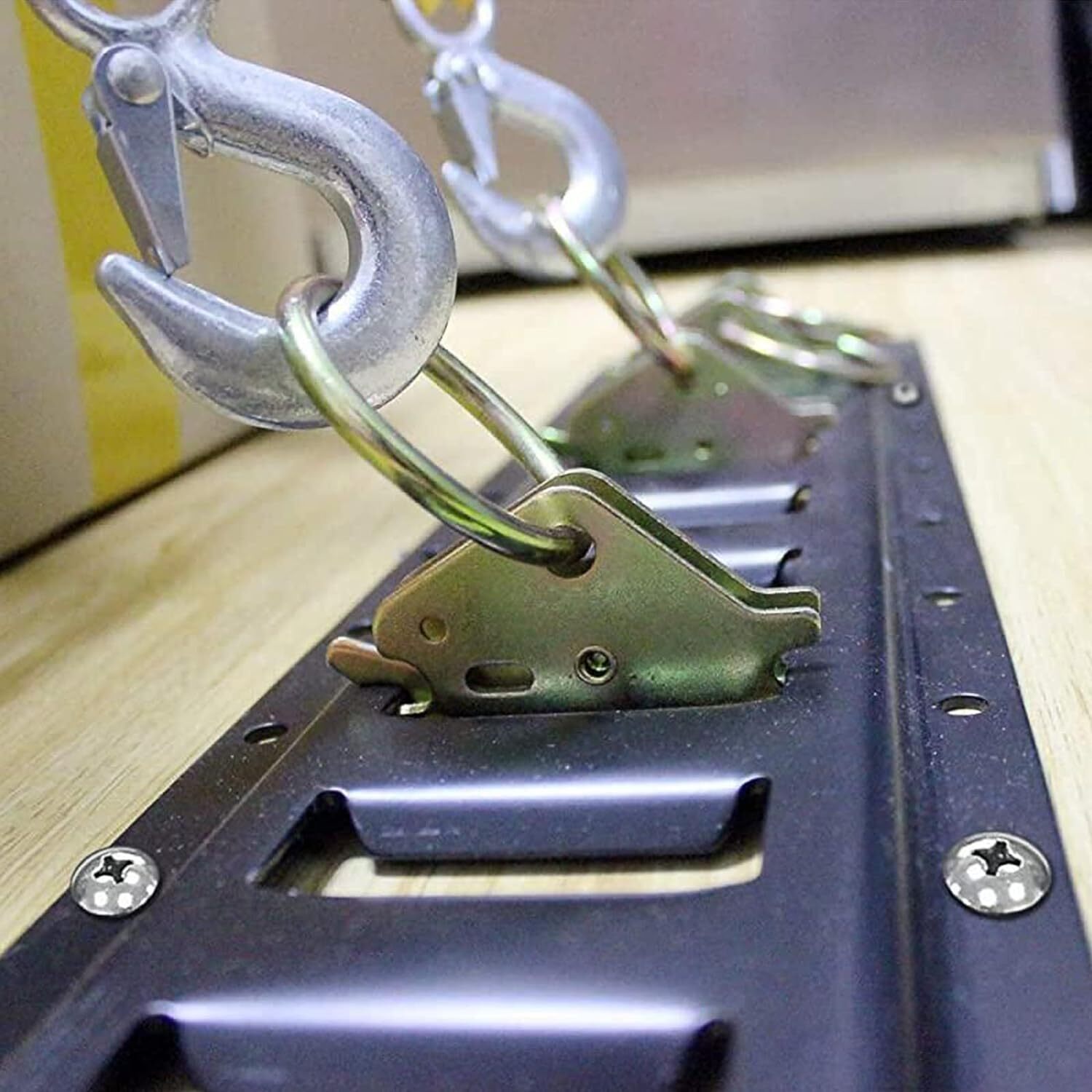 10 Pack Steel E-Track O-Ring Tie-Down Anchors for Trailer Tie Down System